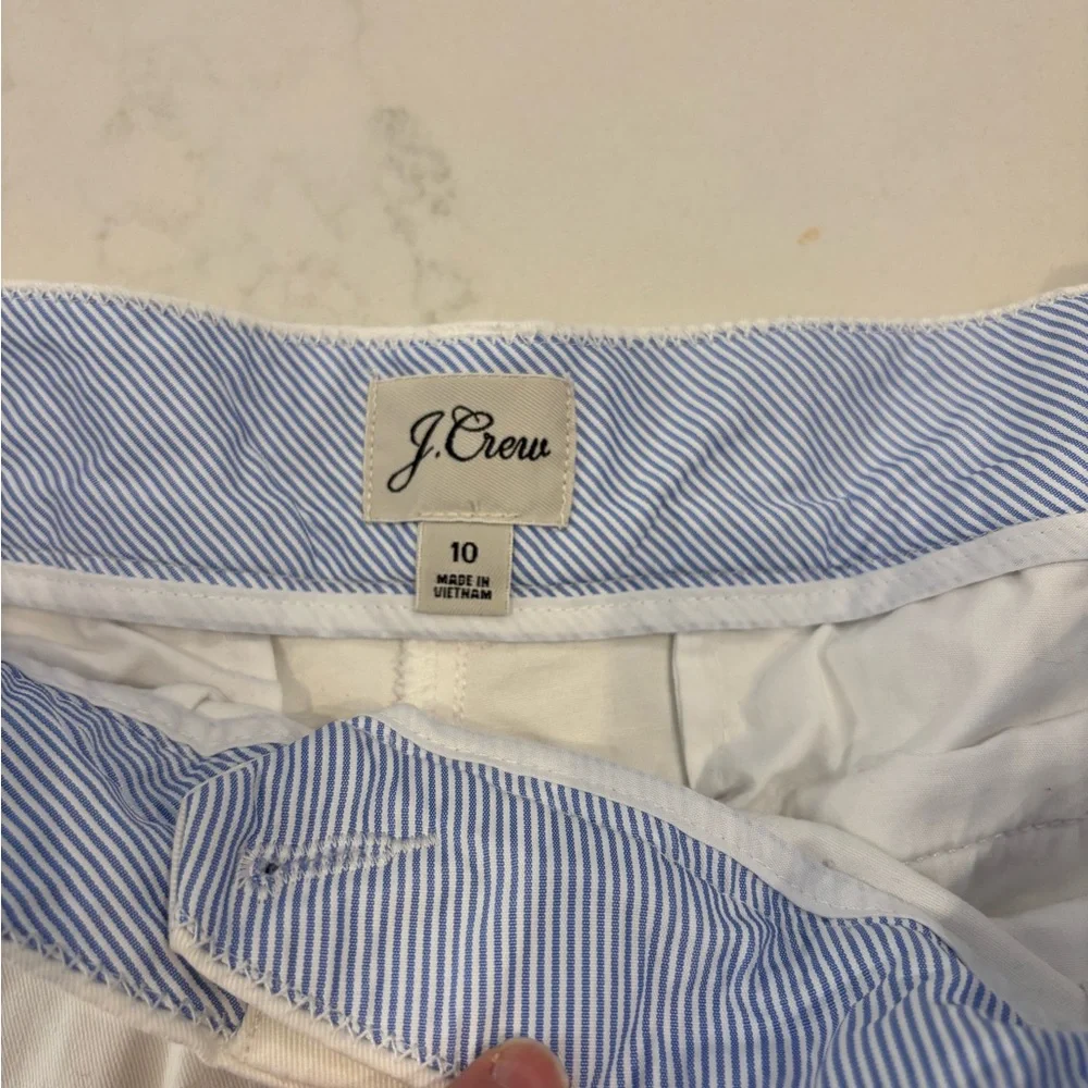 J. Crew White Shorts